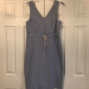 J crew nautical striped dress